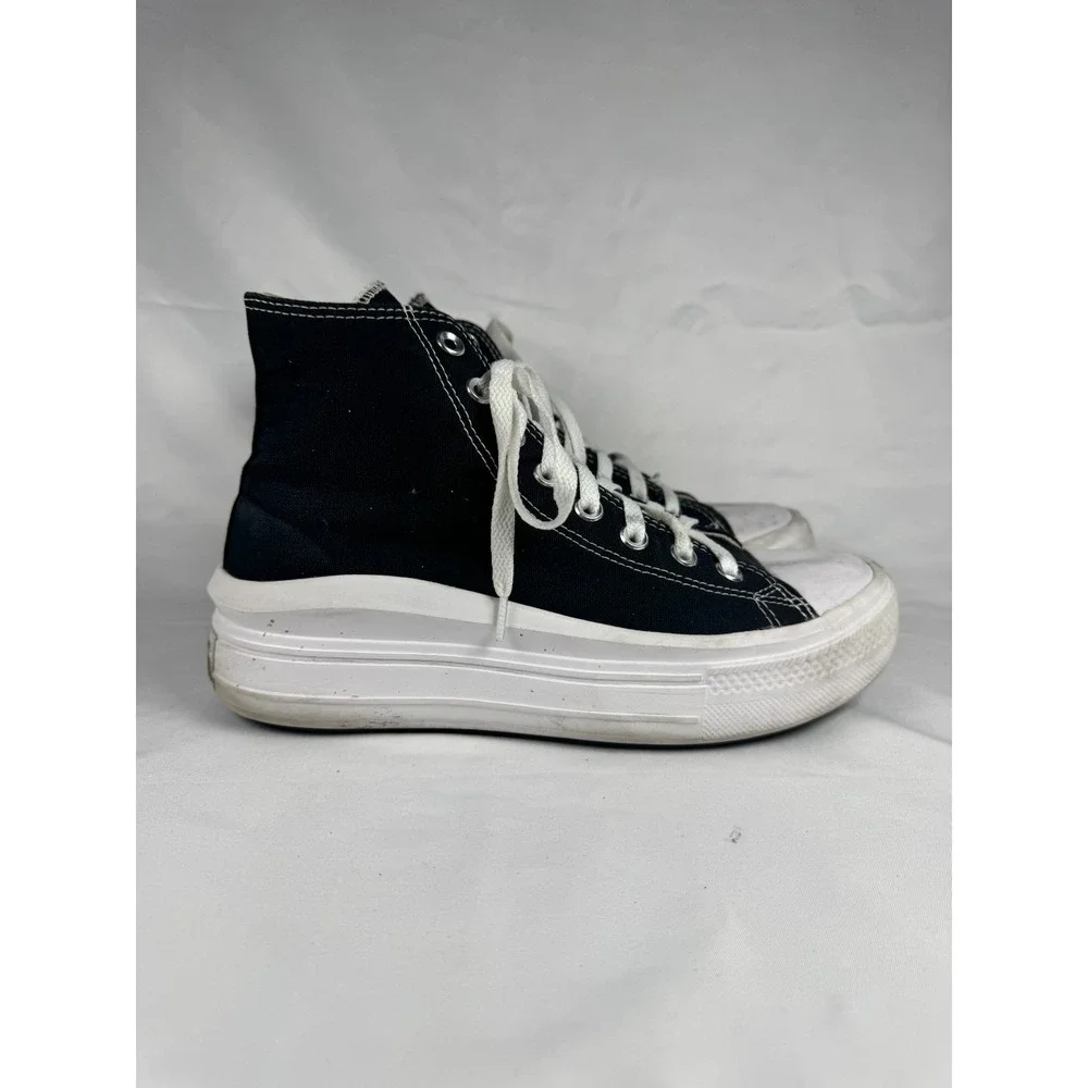 Converse Chuck Taylor All Star Move Platform 568497C Womens US 9 Shoes Black